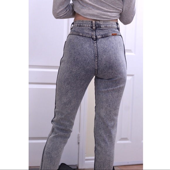 🔥RARE🔥 Jordache 1980s high waisted acid wash jeans - Picture 5 of 6